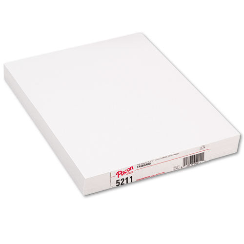 Image of Pacon® P5211 Heavyweight Tagboard, 12 X 9, White, 100/pack
