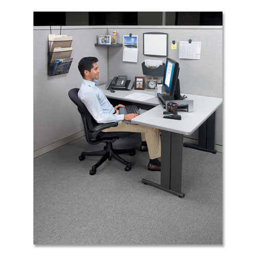 Image of Fellowes® 75270 Partition Additions Clips, 40 Sheet Capacity, Dark Graphite, 4/Pack