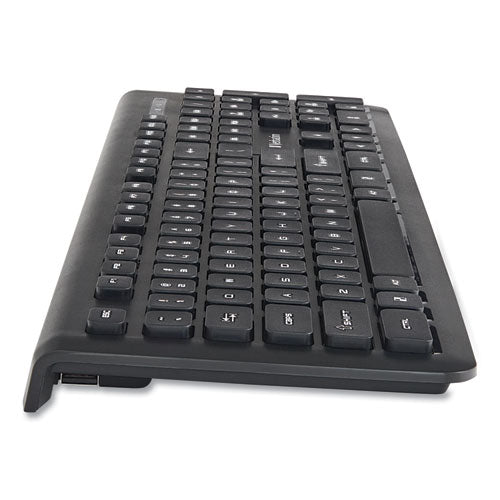 Image of Verbatim® 99793 Wireless Slim Keyboard, 103 Keys, Black