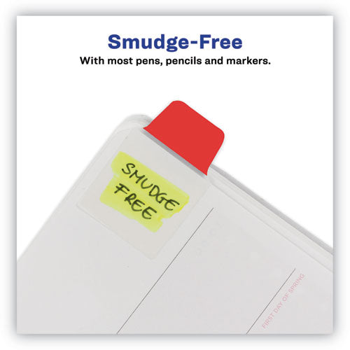 Image of Avery® 74760 Ultra Tabs Repositionable Tabs, Mini Tabs: 1" x 1.5", 1/5-Cut, Assorted Colors, 40/Pack