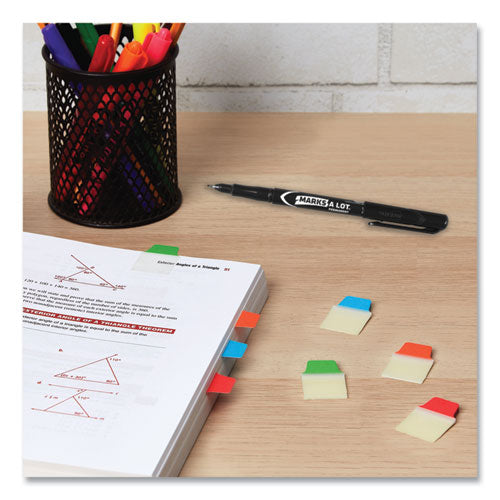 Image of Avery® 74760 Ultra Tabs Repositionable Tabs, Mini Tabs: 1" x 1.5", 1/5-Cut, Assorted Colors, 40/Pack