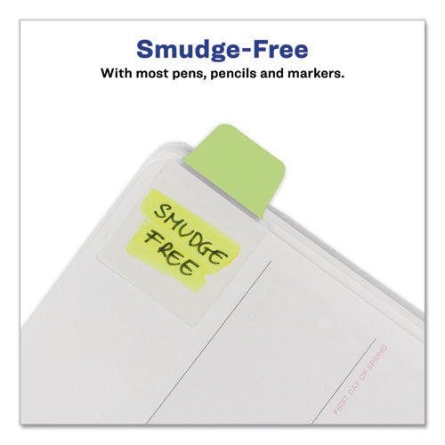 Image of Avery® 74761 Ultra Tabs Repositionable Tabs, Mini Tabs: 1" x 1.5", 1/5-Cut, Assorted Pastel Colors, 40/Pack