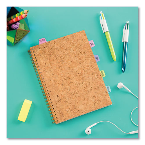Image of Avery® 74761 Ultra Tabs Repositionable Tabs, Mini Tabs: 1" x 1.5", 1/5-Cut, Assorted Pastel Colors, 40/Pack