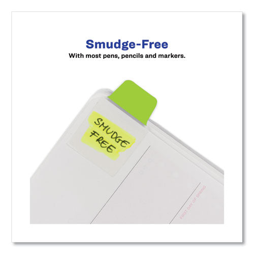 Image of Avery® 74762 Ultra Tabs Repositionable Tabs, Mini Tabs: 1" x 1.5", 1/5-Cut, Assorted Neon Colors, 80/Pack