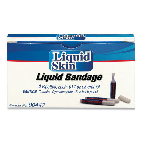 Image of PhysiciansCare® by First Aid Only® 90447 Liquid Bandage, 0.017 Oz Pipette, 4/box