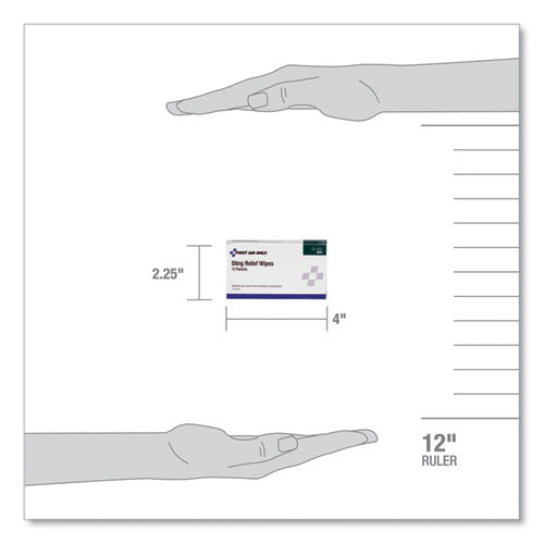 Image of PhysiciansCare® by First Aid Only® 19-002 First Aid Sting Relief Pads, 10/box