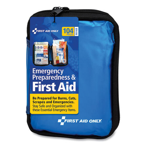Image of PhysiciansCare® by First Aid Only® 90168 Soft-Sided First Aid and Emergency Kit, 104 Pieces, Soft Fabric Case