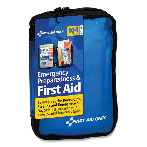 Image of PhysiciansCare® by First Aid Only® 90168 Soft-Sided First Aid and Emergency Kit, 104 Pieces, Soft Fabric Case
