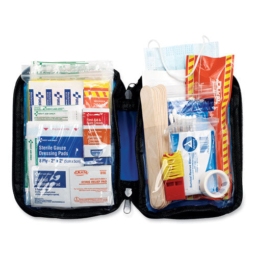 Image of PhysiciansCare® by First Aid Only® 90168 Soft-Sided First Aid and Emergency Kit, 104 Pieces, Soft Fabric Case