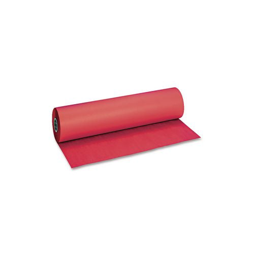 Image of Pacon® P101203 Decorol Flame Retardant Art Rolls, 40 lb Cover Weight, 36" x 1000 ft, Cherry Red