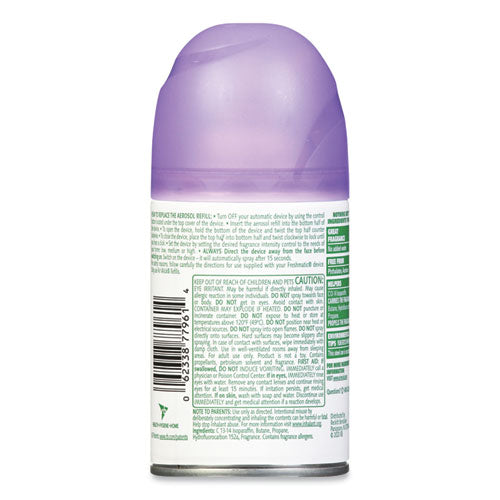 Image of Air Wick® 62338-77961 Freshmatic Ultra Automatic Spray Refill, Lavender/chamomile, 5.89 Oz Aerosol Spray, 6/carton