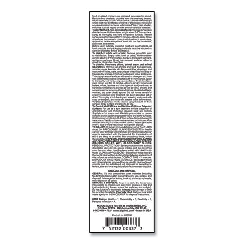 Image of Big D Industries 33700 Pheno D+ Aerosol Disinfectant/deodorizer, Citrus Scent, 16.5 Oz Aerosol Spray Can, 12/carton