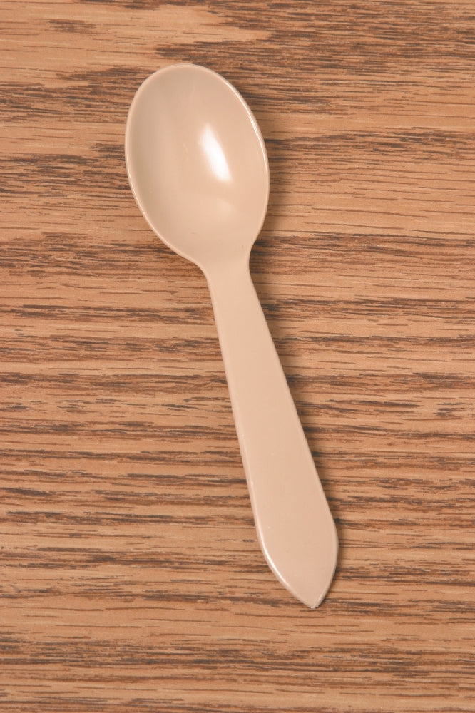 Image of SKILCRAFT® Spoon, Plastic Flatware, Type IV, High Impact, Tan, 5"