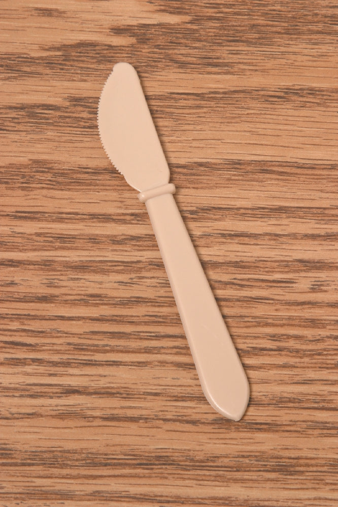 Image of SKILCRAFT® Knife, Plastic Flatware, Type IV, High Impact, Tan, 5"