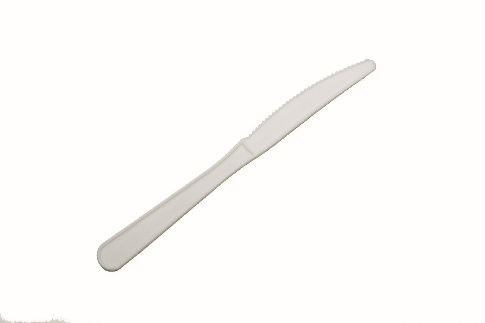 Image of SKILCRAFT® Knife, Plastic Flatware, Medium Duty, White, 6-5/8"