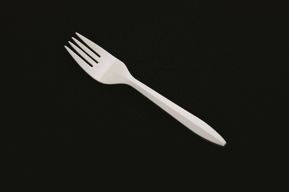 Image of SKILCRAFT® Fork, Bioserve Cutlery, Tan, Individually Wrapped