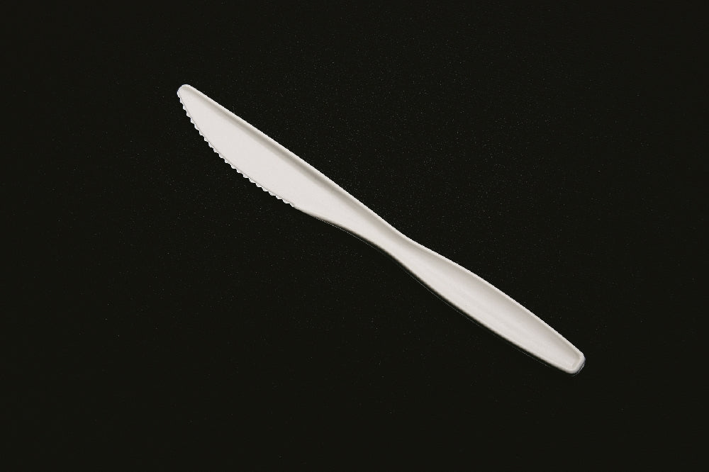 Image of SKILCRAFT® Knife, Bioserve Cutlery, Tan, Individually Wrapped