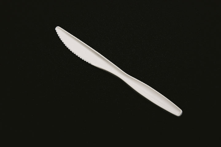Image of SKILCRAFT® Knife, Bioserve Cutlery, Tan, Individually Wrapped
