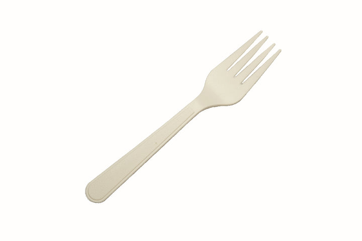 Image of SKILCRAFT® Fork, Bioserve Cutlery, Tan