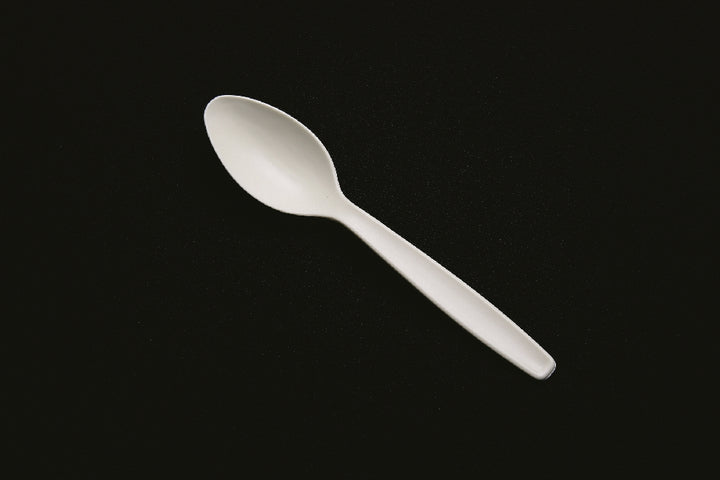 Image of SKILCRAFT® Spoon, Bioserve Cutlery, Tan, Individually Wrapped