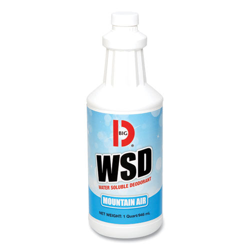 Image of Big D Insdustries Water-Soluble Deodorant, Mountain Air, 32 Oz Bottle, 12/carton
