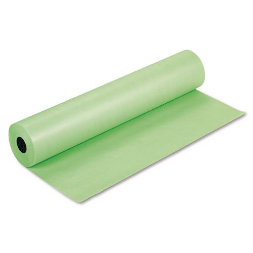 Image of Pacon® P0063120 Rainbow Duo-Finish Colored Kraft Paper, 35 lb Wrapping Weight, 36" x 1,000 ft, Lite Green