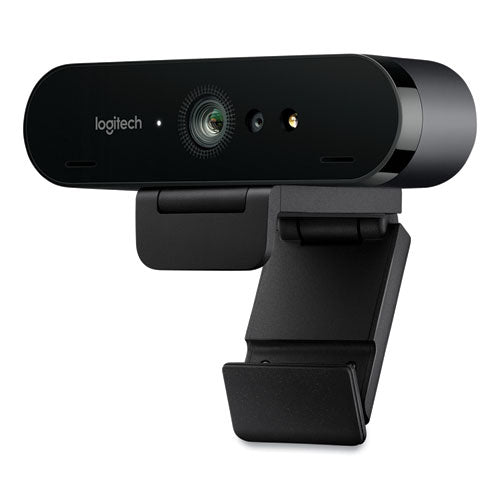 Image of Logitech® 960-001105 Brio Ultra Hd Webcam, 1920 Pixels X 1080 Pixels, Black