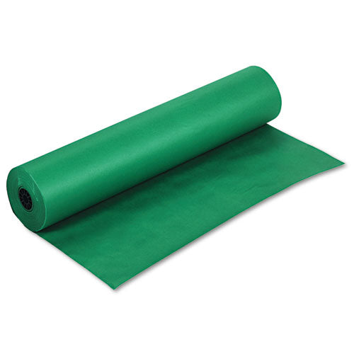 Image of Pacon® P0063140 Rainbow Duo-Finish Colored Kraft Paper, 35 lb Wrapping Weight, 36" x 1,000 ft, Emerald