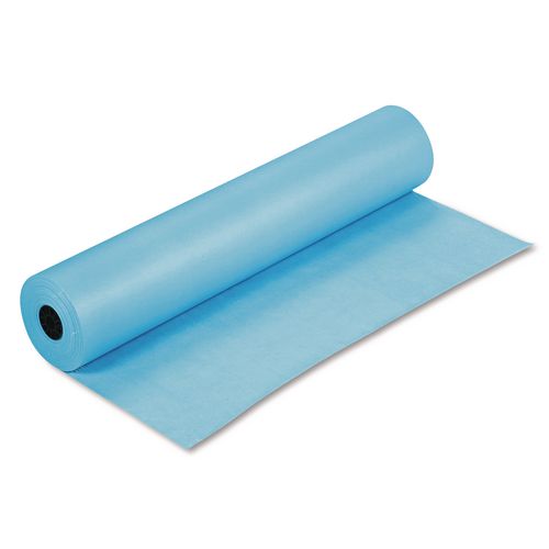 Image of Pacon® P0063150 Rainbow Duo-Finish Colored Kraft Paper, 35 lb Wrapping Weight, 36" x 1,000 ft, Sky Blue