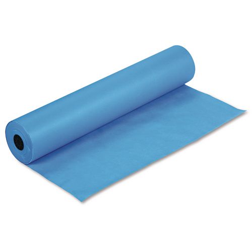 Image of Pacon® P0063170 Rainbow Duo-Finish Colored Kraft Paper, 35 lb Wrapping Weight, 36" x 1,000 ft, Brite Blue