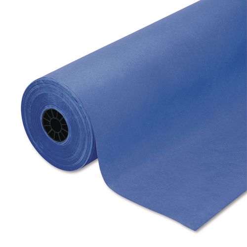 Image of Pacon® P0063200 Rainbow Duo-Finish Colored Kraft Paper, 35 lb Wrapping Weight, 36" x 1,000 ft, Royal Blue