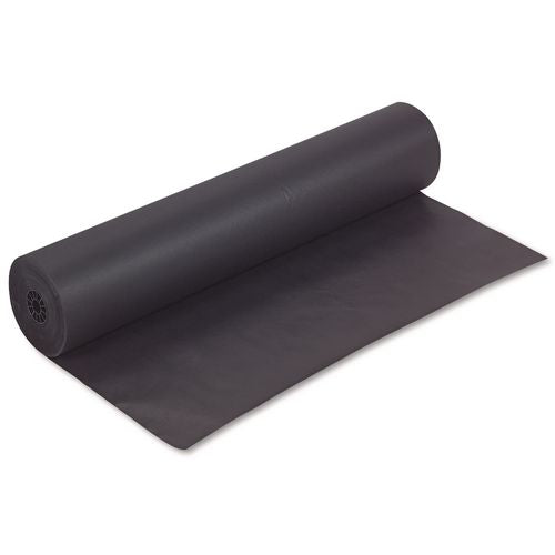 Image of Pacon® P0063300 Rainbow Duo-Finish Colored Kraft Paper, 35 lb Wrapping Weight, 36" x 1,000 ft, Black