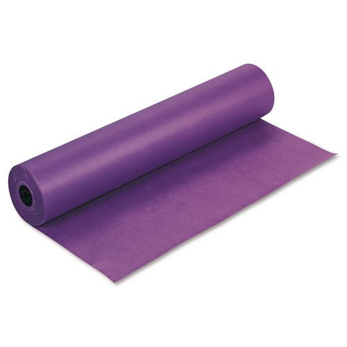 Image of Pacon® P0063330 Rainbow Duo-Finish Colored Kraft Paper, 35 lb Wrapping Weight, 36" x 1,000 ft, Purple