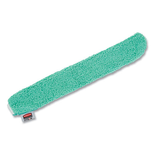 Image of Rubbermaid® Commercial HYGEN FGQ85100GR00 Hygen Quick-Connect Microfiber Dusting Wand Sleeve, 22.7" X 3.25"