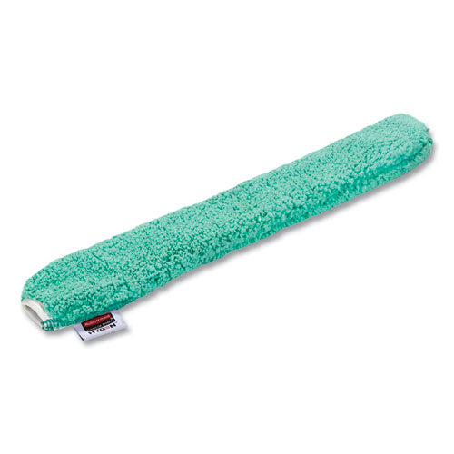 Image of Rubbermaid® Commercial HYGEN FGQ85100GR00 Hygen Quick-Connect Microfiber Dusting Wand Sleeve, 22.7" X 3.25"