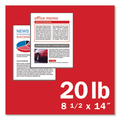 Image of Navigator® NMP1420 Premium Multipurpose Copy Paper, 97 Bright, 20 lb Bond Weight, 8.5 x 14, White, 500 Sheets/Ream, 10 Reams/Carton