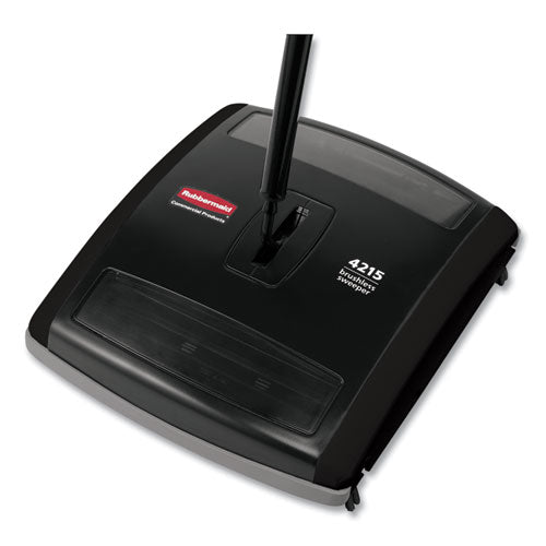 Image of Rubbermaid® Commercial FG421588BLA Brushless Mechanical Sweeper, 44" Handle, Black/yellow