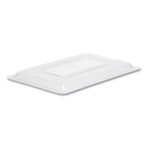 Image of Rubbermaid® Commercial FG331000CLR Food/Tote Box Lids, 12 x 18, Clear, Plastic