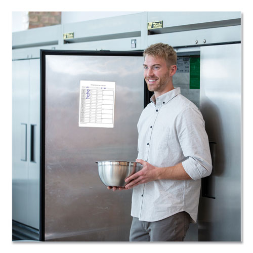 Image of Fellowes® 5221502 Self-Adhesive Laminating Sheets, 3 Mil, 9.25" X 12", Gloss Clear, 50/box