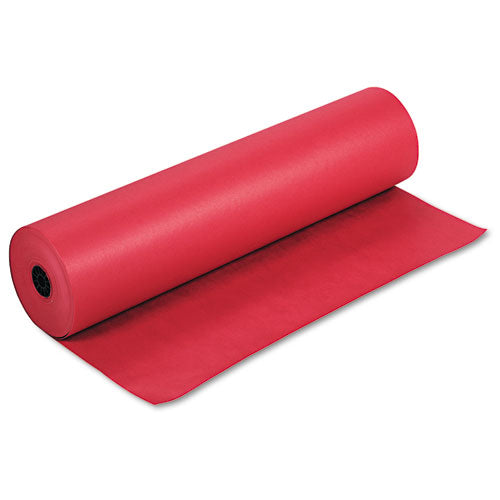 Image of Pacon® P0067041 Spectra ArtKraft Duo-Finish Paper, 48 lb Text Weight, 36" x 1,000 ft, Scarlet