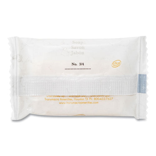 Image of Dial® Amenities 184 Amenities Deodorant Soap, Pleasant Scent, # 3/4, 1,000/Carton