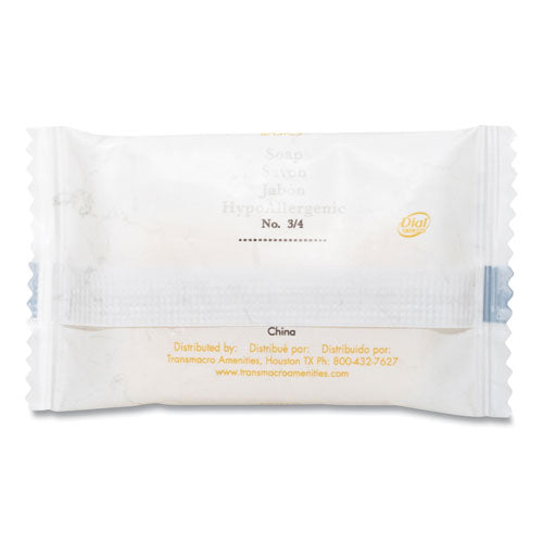 Image of Dial® Amenities 6009 Cleansing Soap, Pleasant Scent, # 3/4, 1,000/Carton