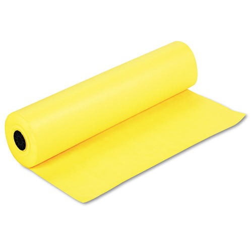 Image of Pacon® P0067081 Spectra ArtKraft Duo-Finish Paper, 48 lb Text Weight, 36" x 1,000 ft, Canary Yellow