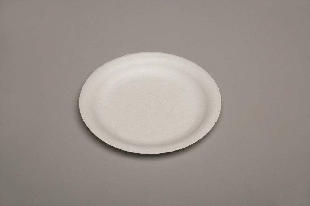 Image of SKILCRAFT® Paper Plates, Compostable, 6-1/2" Diameter