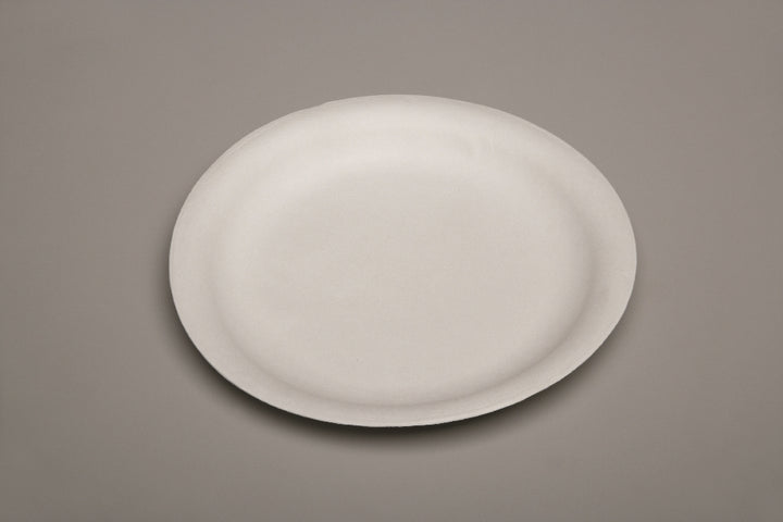 Skilcraft Paper Plates, Compostable, 9" Diameter