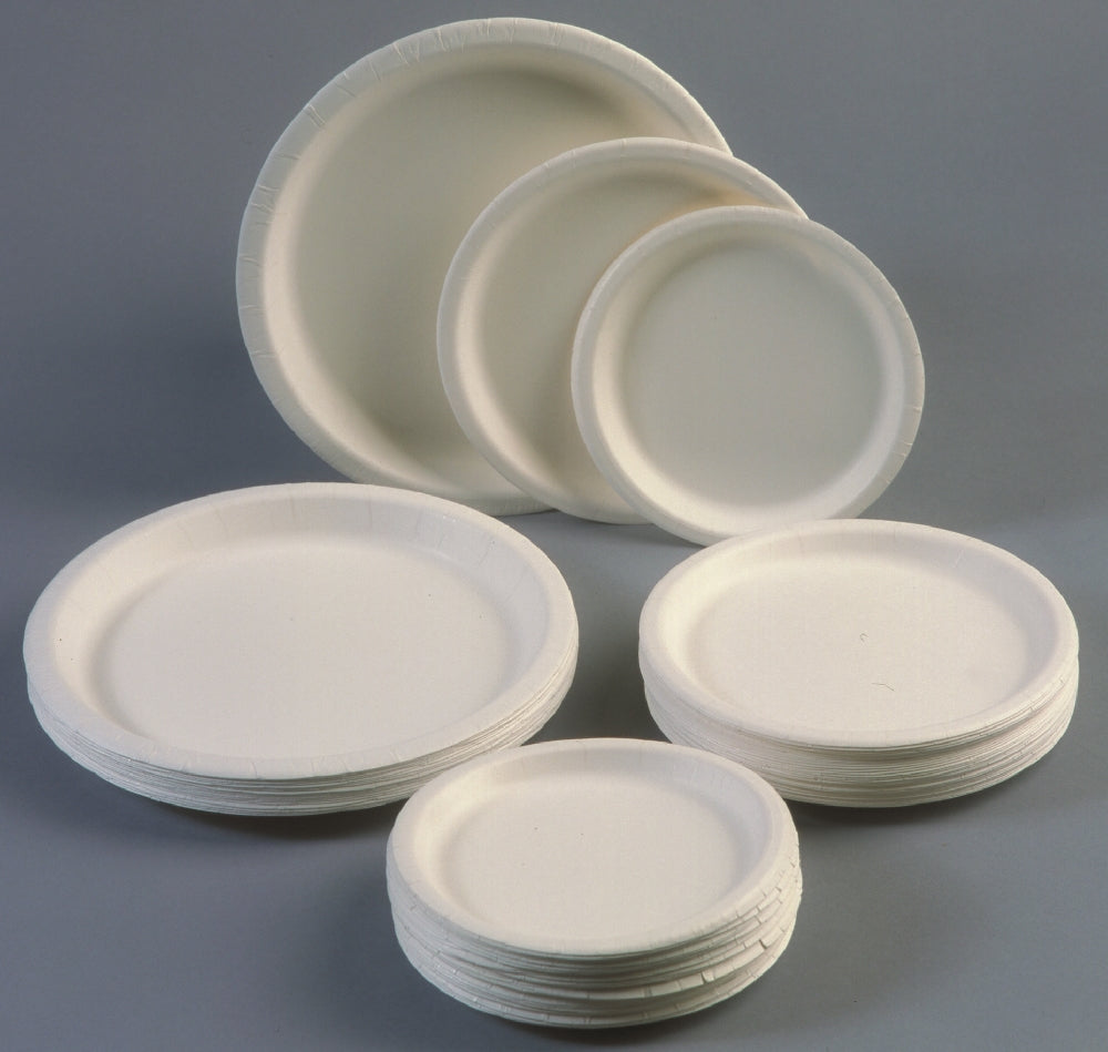 Image of SKILCRAFT® Paper Plate, 6" Diameter, 1/2" Deep