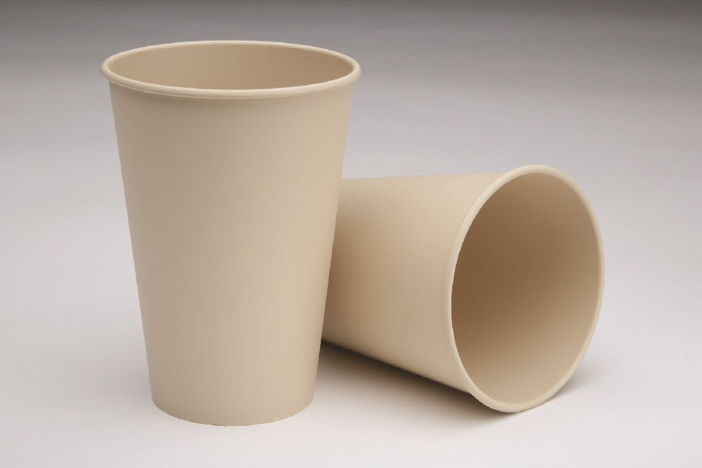Image of SKILCRAFT® Disposable Paper Cup, Hot Liquids, 9 oz, Tan