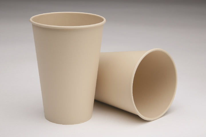 Image of SKILCRAFT® Disposable Paper Cup, Hot Liquids, 9 oz, Tan