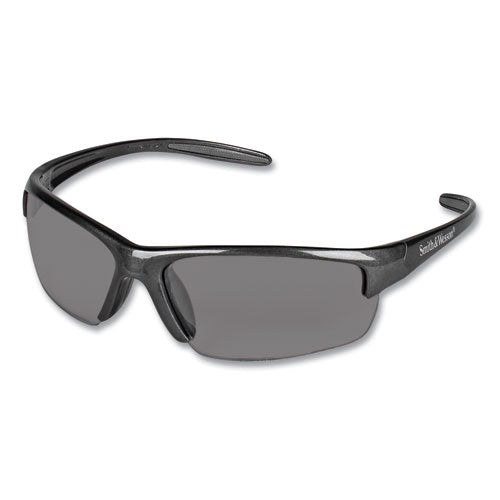 Image of KleenGuard KCC21297 Equalizer Safety Glasses, Gunmetal Half Frame, Smoke Dual Lens, 12/Box