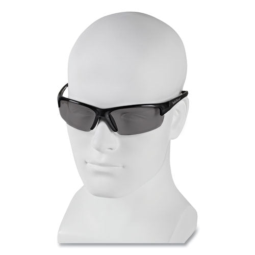 Image of KleenGuard KCC21297 Equalizer Safety Glasses, Gunmetal Half Frame, Smoke Dual Lens, 12/Box